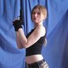 Sandrine en Lara Croft